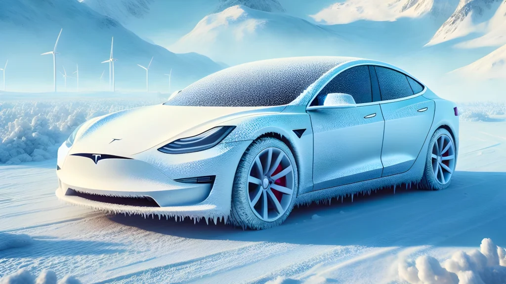 Tesla falha em carregar carros elétricos no inverno