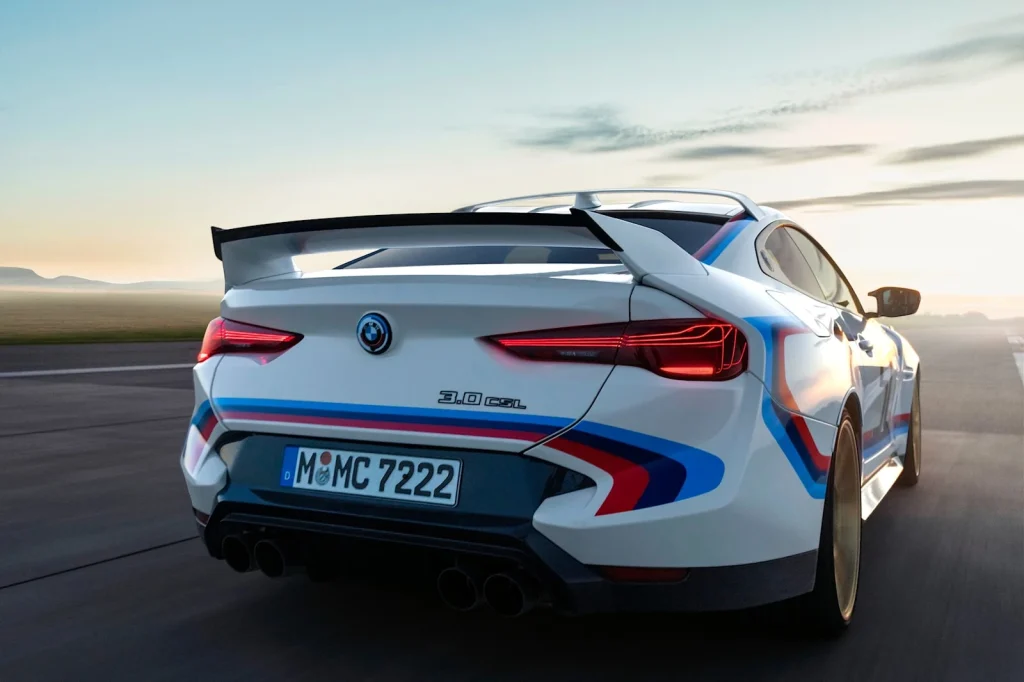 Traseira do BMW 3.0 CSL Hommage