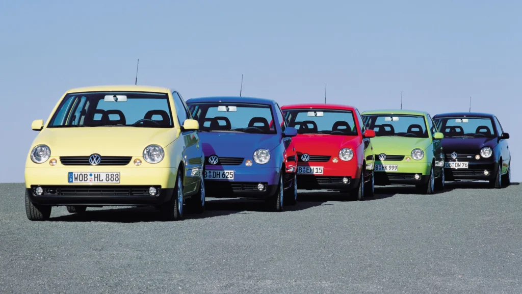 Cores do Volkswagen Lupo