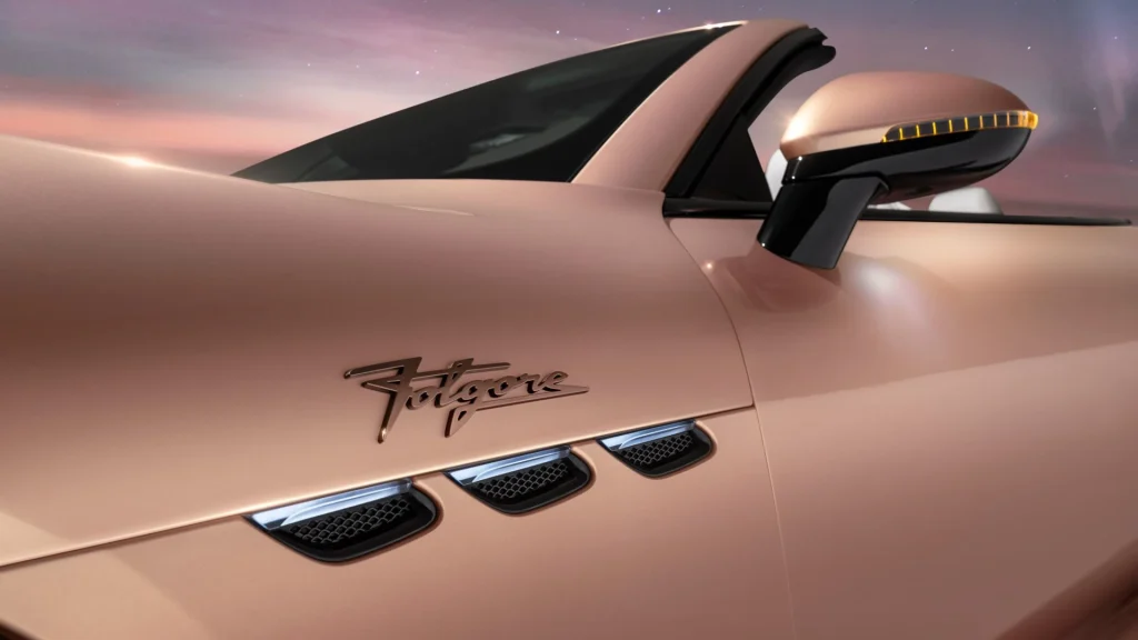 Design do Maserati GranCabrio Folgore