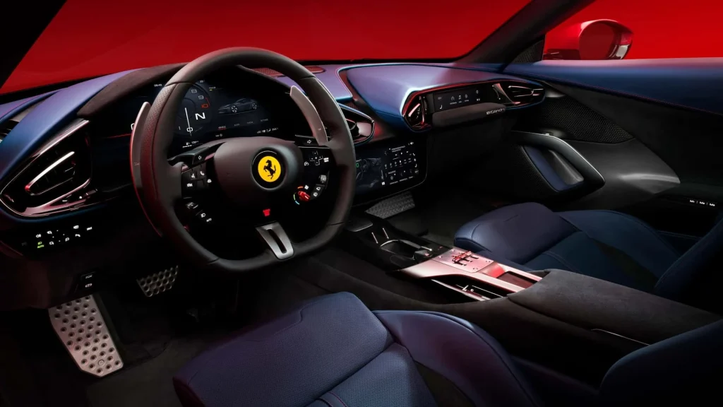 Design Interior da Ferrari 12Cilindri