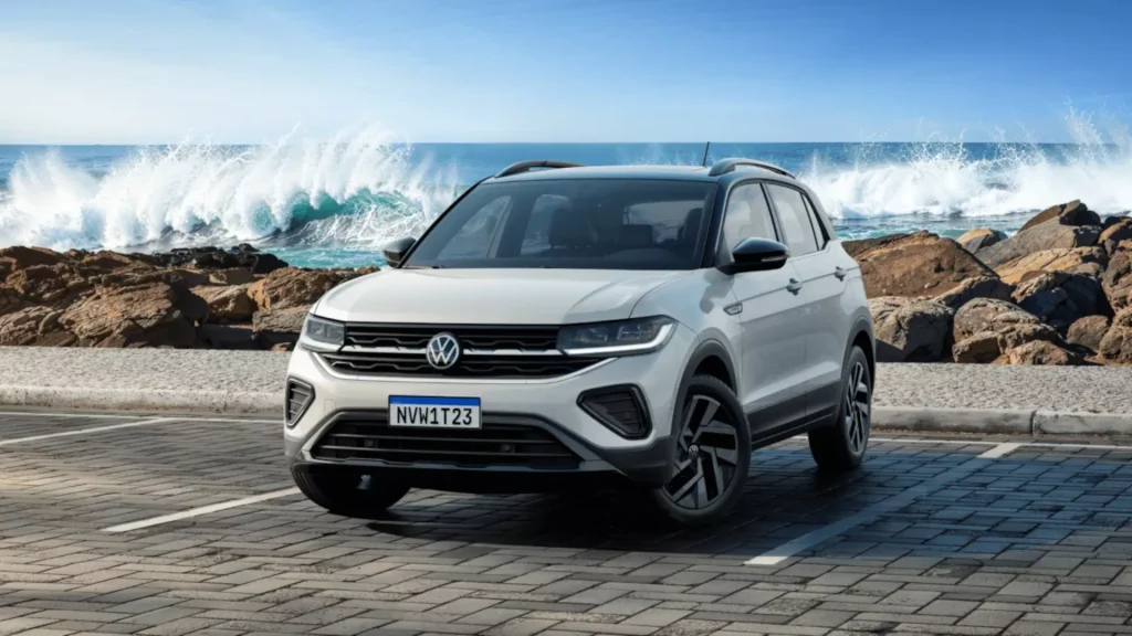 Dianteira do Novo Volkswagen T-Cross 2025