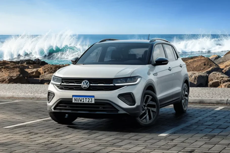 Dianteira do Novo Volkswagen T-Cross 2025