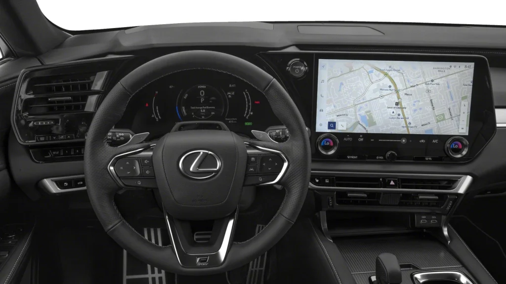 Painel de Instrumentos do Lexus RX 500h F Sport 2025