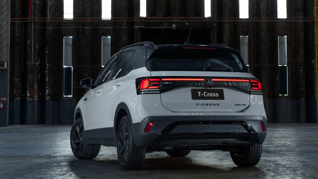 Traseira do Novo Volkswagen T-Cross 2025