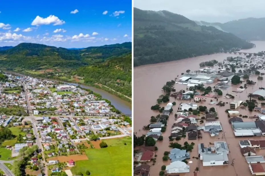 Ante e depois no Rio Grande do Sul