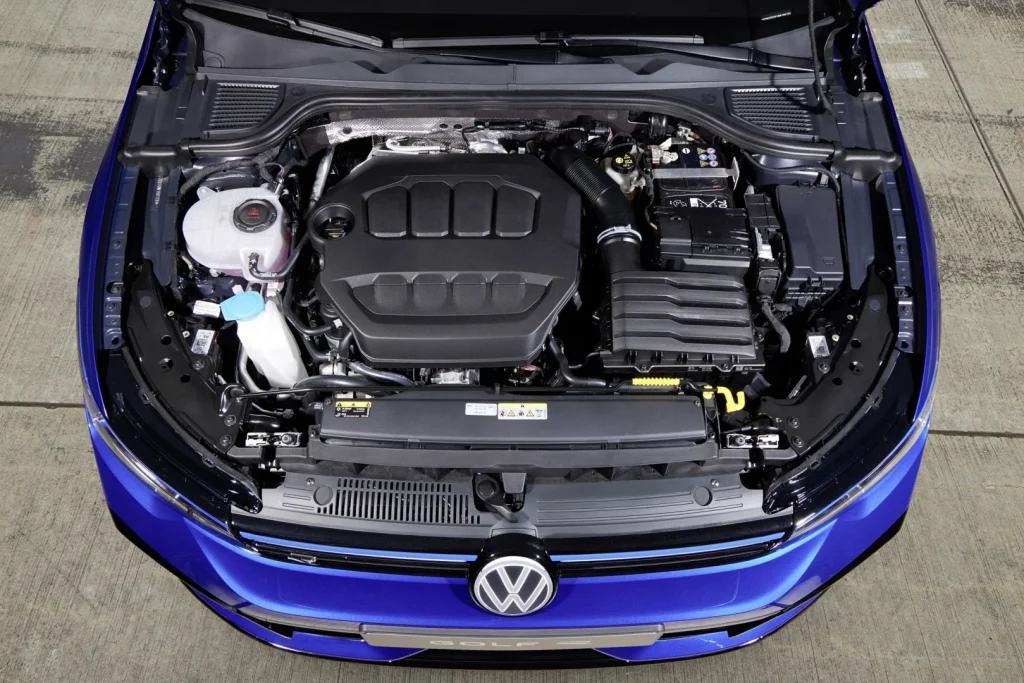 Motor do Volkswagen Golf R 2025