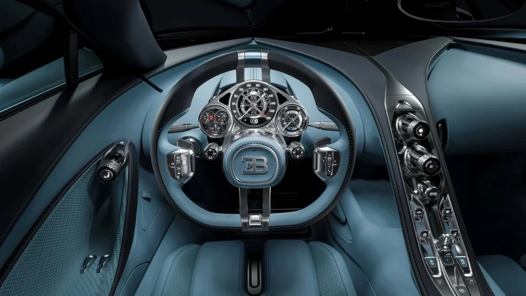 Painel de Instrumentos do Bugatti Tourbillon