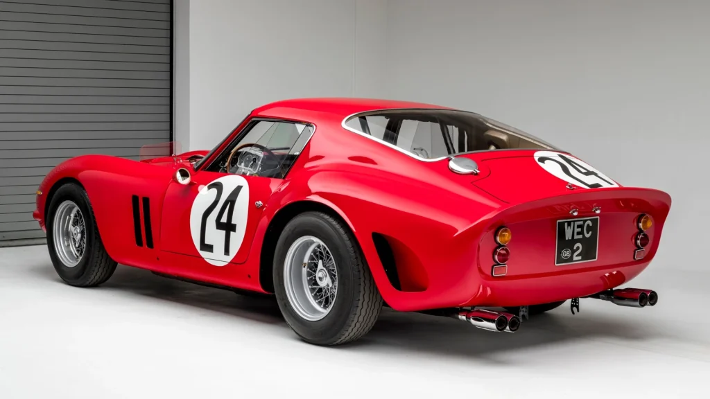 Perfil da Trseira da Ferrari 250 GTO 1963