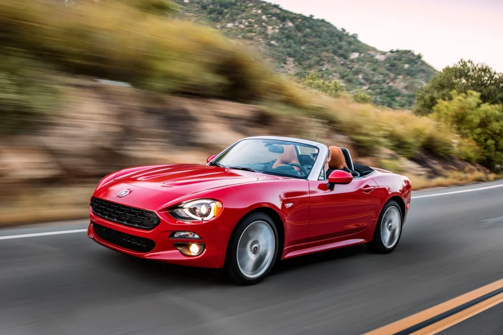 Perfil do Fiat 124 Spider