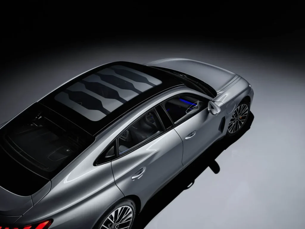 Sunroof of the Audi E-Tron GT 2025