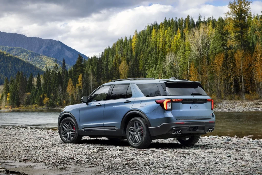 Rear Design of the Ford Explorer 2025