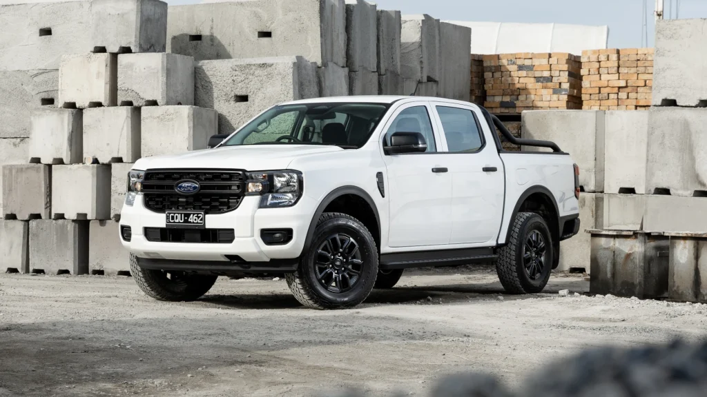 Dianteira da Ford Ranger Black