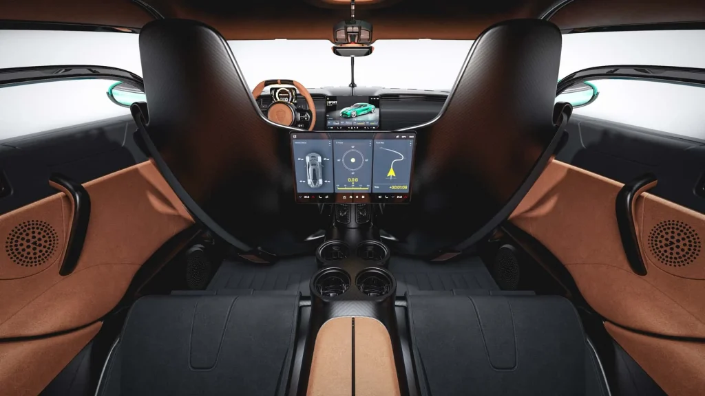 Interior do Koenigsegg Gemera