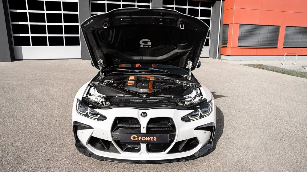 Motor da BMW M3 CS G-Power Branca