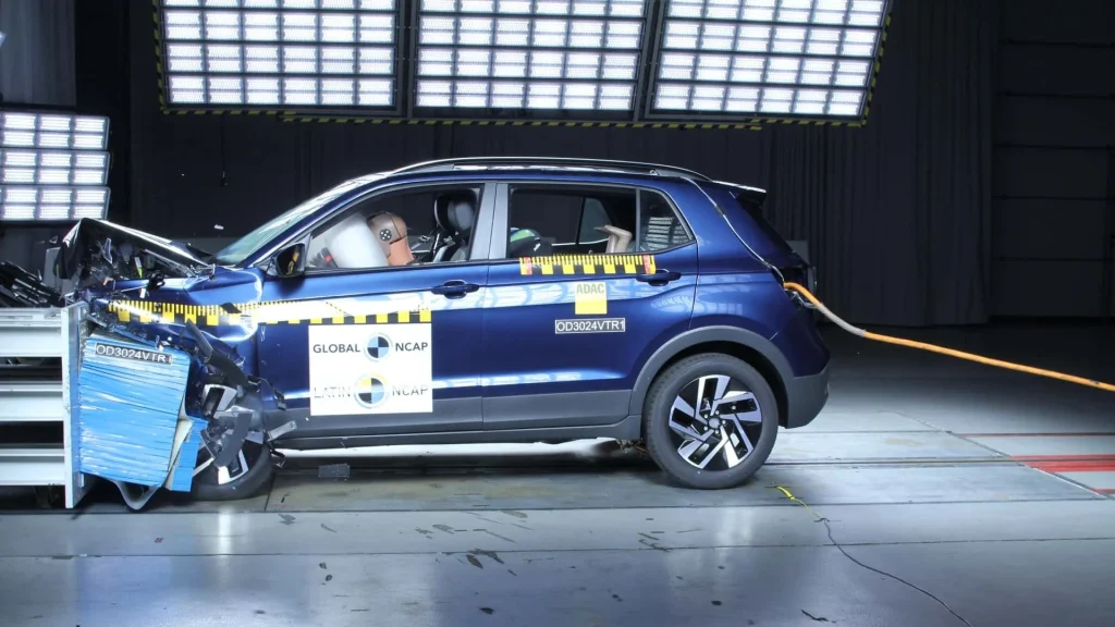 Volkswagen T-Cross 2025 atteint la note maximale au Latin Ncap en sécurité