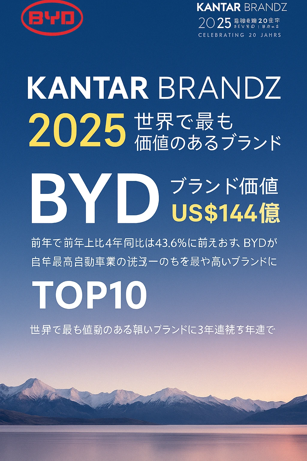 Cartaz BYD JA