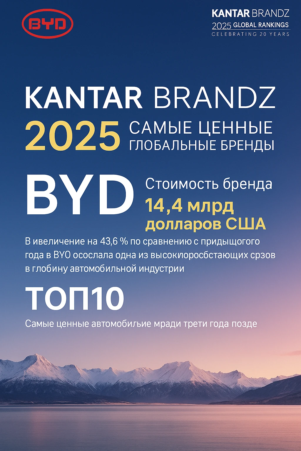 Cartaz BYD RU